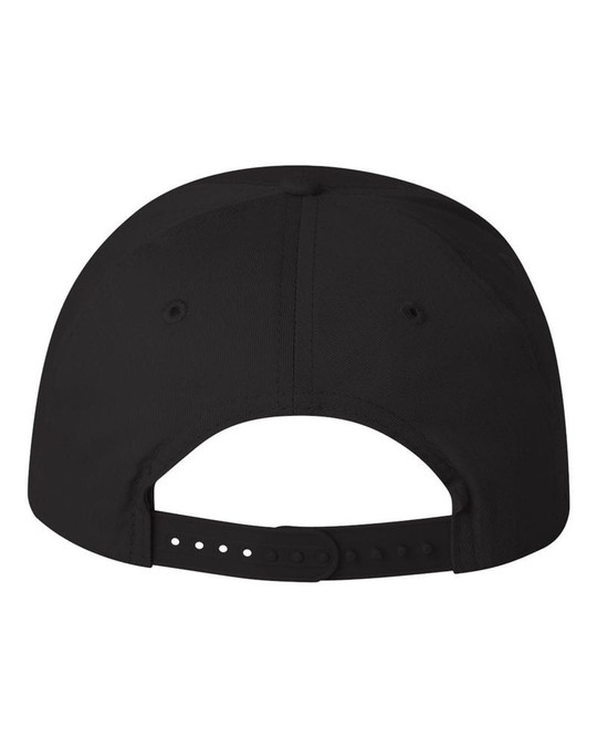 Valucap VC100 - Gorra de sarga de algodón estructurada con cierre de lengüeta de plástico