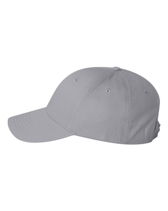 Valucap VC100 - Gorra de sarga de algodón estructurada con cierre de lengüeta de plástico