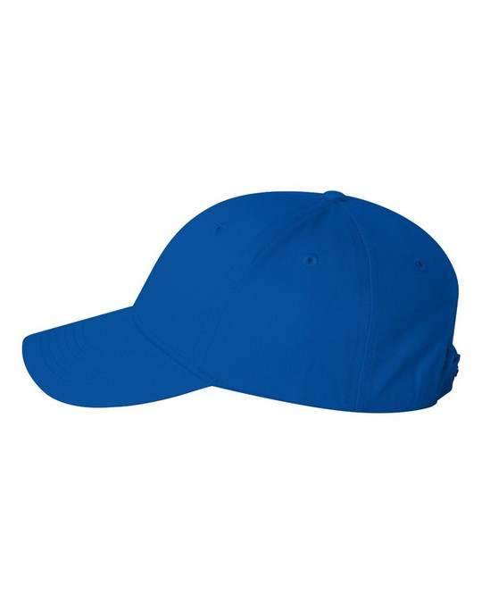 Valucap VC100 - Gorra de sarga de algodón estructurada con cierre de lengüeta de plástico