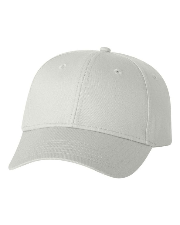 Valucap VC100 - Structured Cotton Twill Cap with Plastic Tab Closure