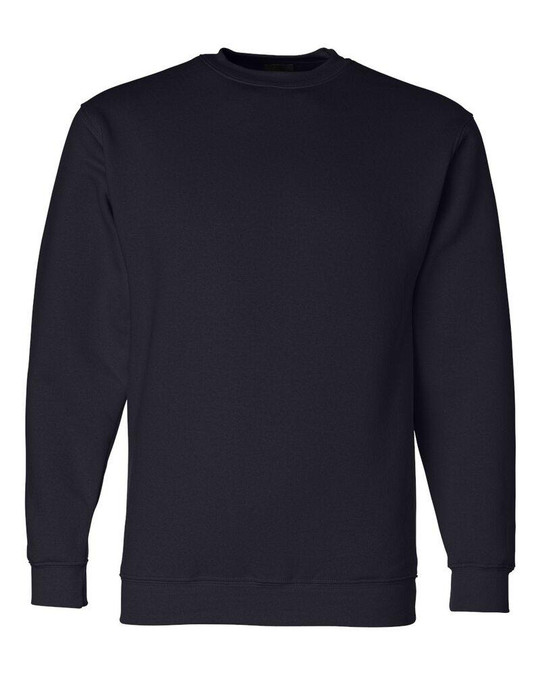 Bayside 1102 - Sudadera de Cuello Redondo Hecha en USA