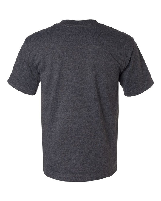Bayside 1701 - Camiseta de Manga Corta 50/50 Hecha en EE.UU.