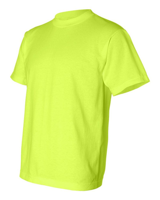 Bayside 1701 - Camiseta de Manga Corta 50/50 Hecha en EE.UU.