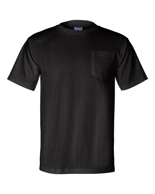 Bayside 3015 - Union-Made Short Sleeve T-Shirt with a Pocket