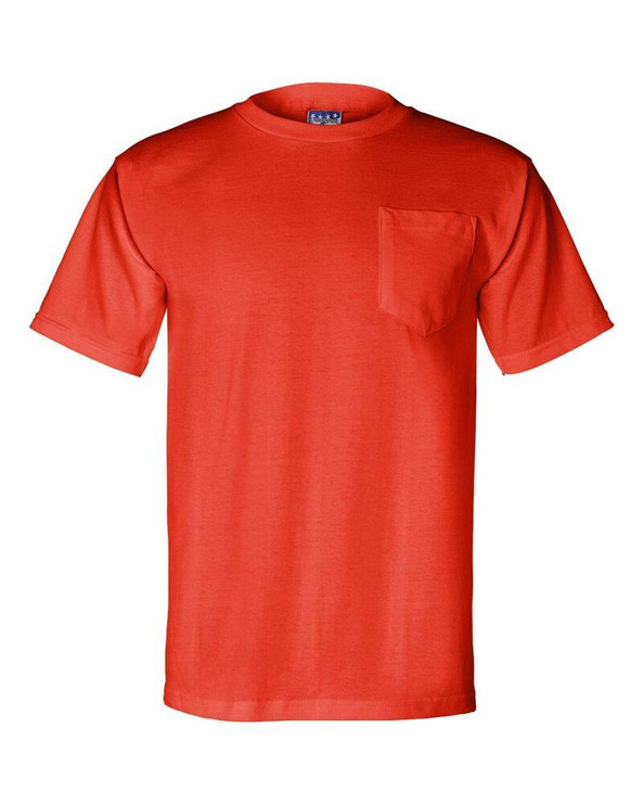 Bayside 3015 - Union-Made Short Sleeve T-Shirt with a Pocket