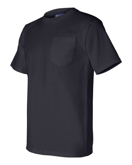 Bayside 3015 - Union-Made Short Sleeve T-Shirt with a Pocket