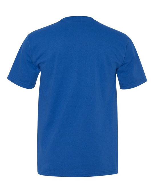 Bayside 3015 - Camiseta de Manga Corta con Bolsillo Hecha en Unión