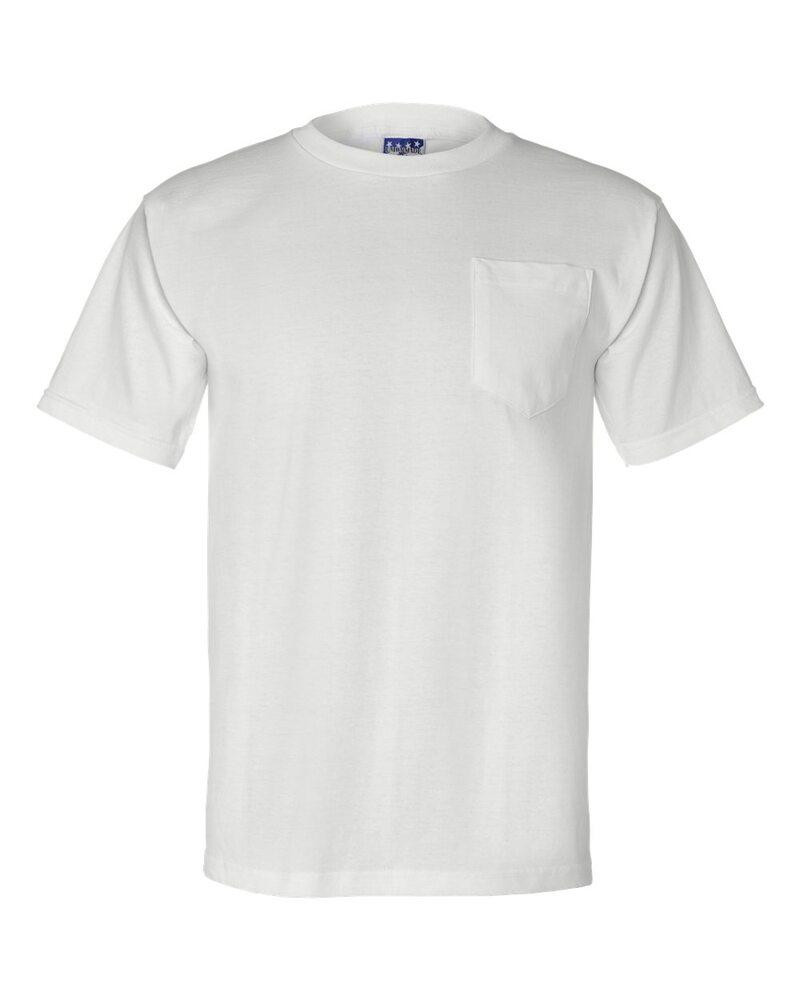 Bayside 3015 - Union-Made Short Sleeve T-Shirt with a Pocket