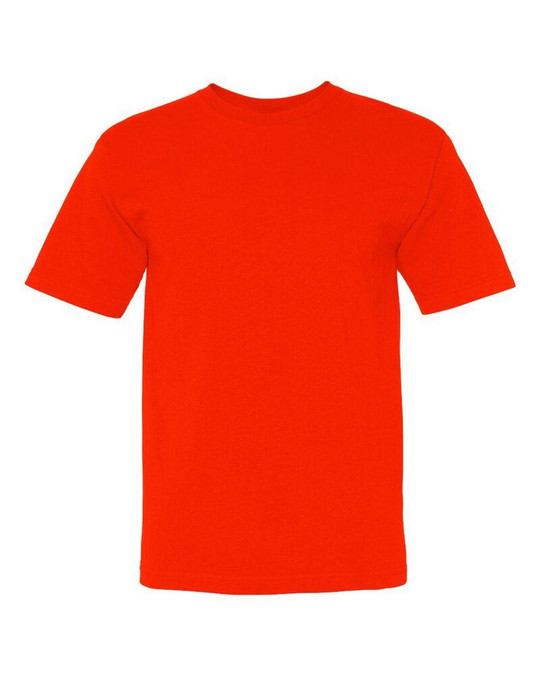 Bayside 5040 - Camiseta de Manga Corta 100% Algodón Hecha en USA