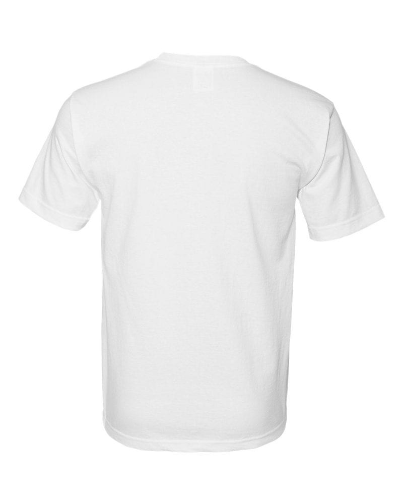 Bayside 5040 - Camiseta de Manga Corta 100% Algodón Hecha en USA