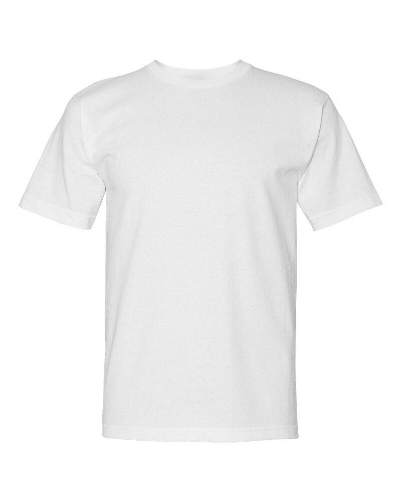 Bayside 5040 - Camiseta de Manga Corta 100% Algodón Hecha en USA