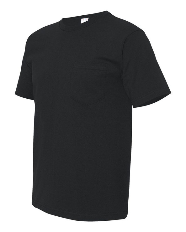Bayside 5070 - USA-Made Short Sleeve T-Shirt With a Pocket