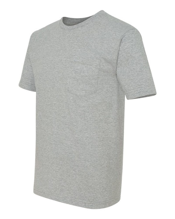 Bayside 5070 - USA-Made Short Sleeve T-Shirt With a Pocket
