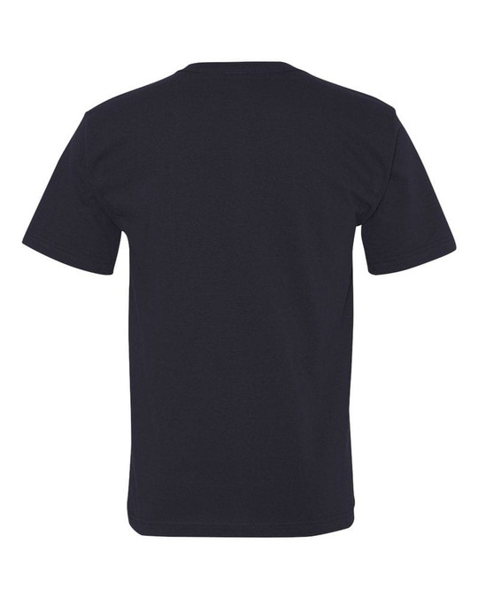 Bayside 5070 - Camiseta de Manga Corta con Bolsillo Hecha en USA