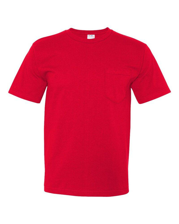 Bayside 5070 - USA-Made Short Sleeve T-Shirt With a Pocket