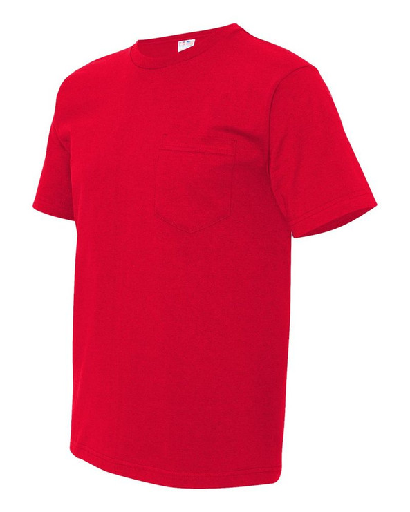 Bayside 5070 - USA-Made Short Sleeve T-Shirt With a Pocket