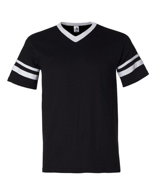 Augusta Sportswear 360 - Remera jersey con mangas con rayas