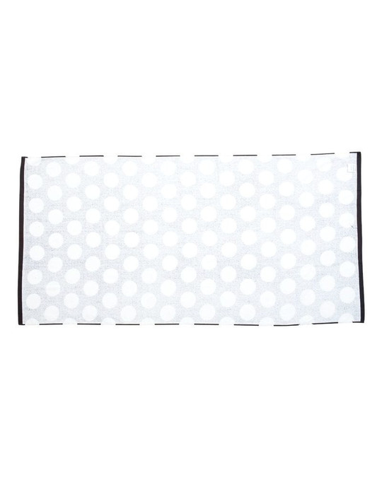 Carmel Towel Company C3060P - Polka Dot Velour Beach Towel