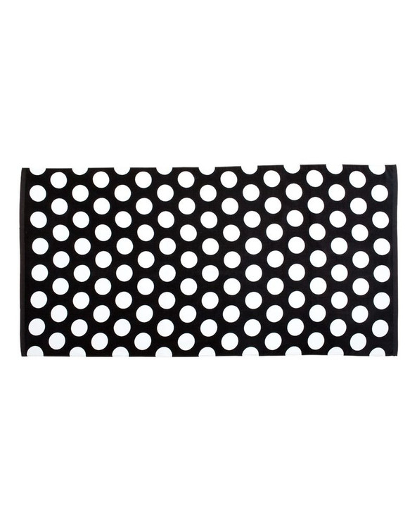 Carmel Towel Company C3060P - Polka Dot Velour Beach Towel