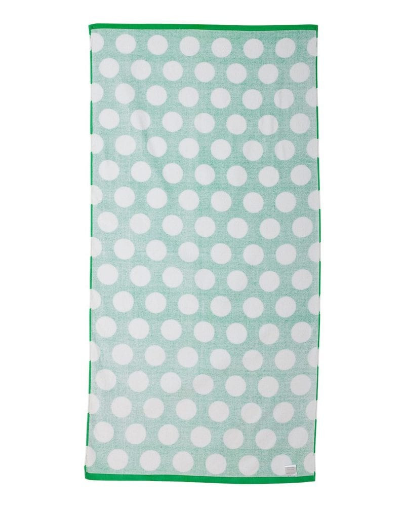Carmel Towel Company C3060P - Polka Dot Velour Beach Towel
