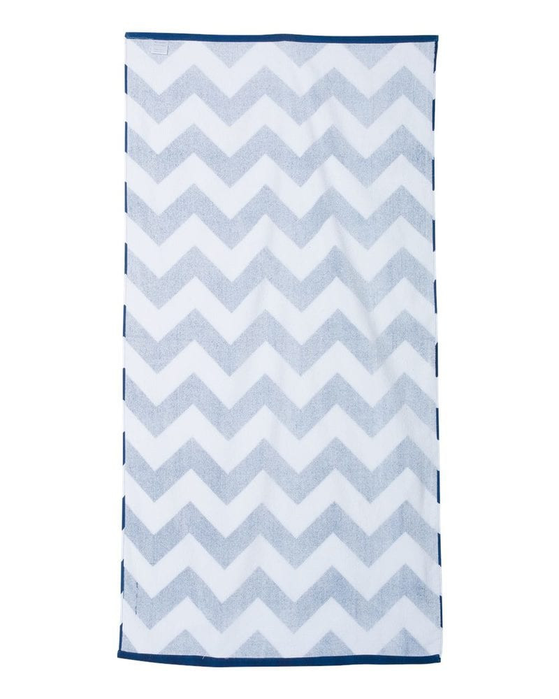 Carmel Towel Company C3060X - Chevron Velour Beach Towel