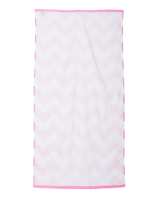 Carmel Towel Company C3060X - Chevron Velour Beach Towel