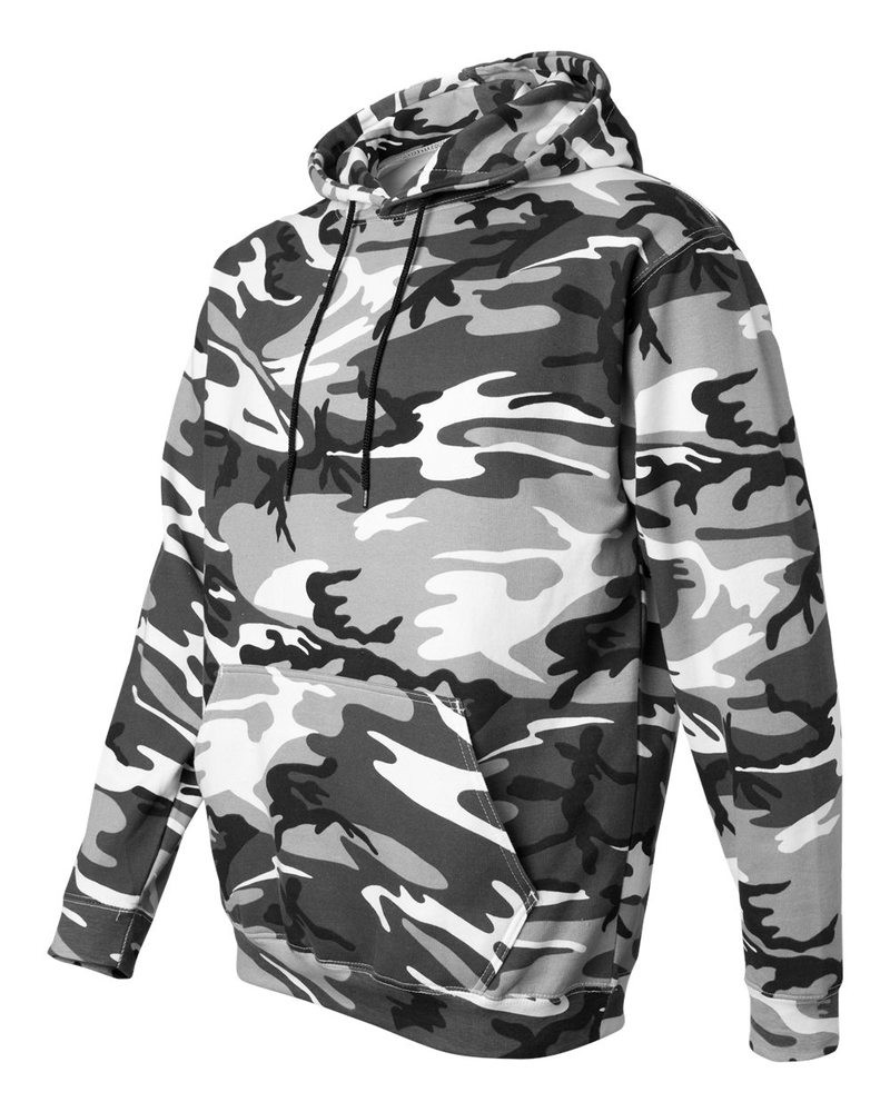 Code V 3969 - Camouflage Pullover Hooded Sweatshirt
