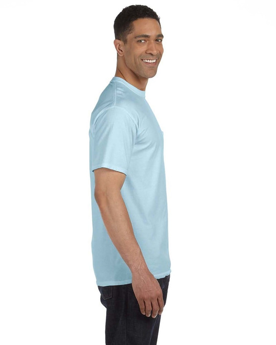 Comfort Colors 6030 - T-shirt à manches courtes teint en pièce avec une poche