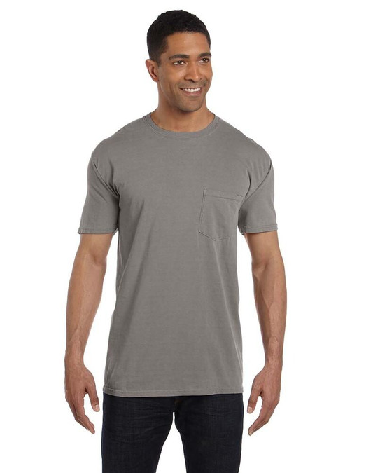 Comfort Colors 6030 - T-shirt à manches courtes teint en pièce avec une poche
