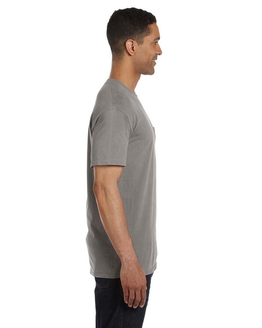 Comfort Colors 6030 - T-shirt à manches courtes teint en pièce avec une poche