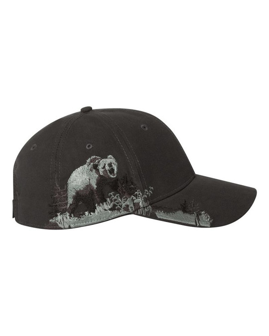 Dri Duck 3319 - Gorra de sarga cepillada Grizzly Bear