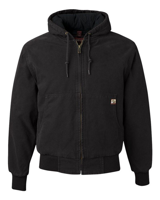 DRI DUCK 5020T - Hooded Cloth Jacket with Tricot Quilt Lining Tall Sizes