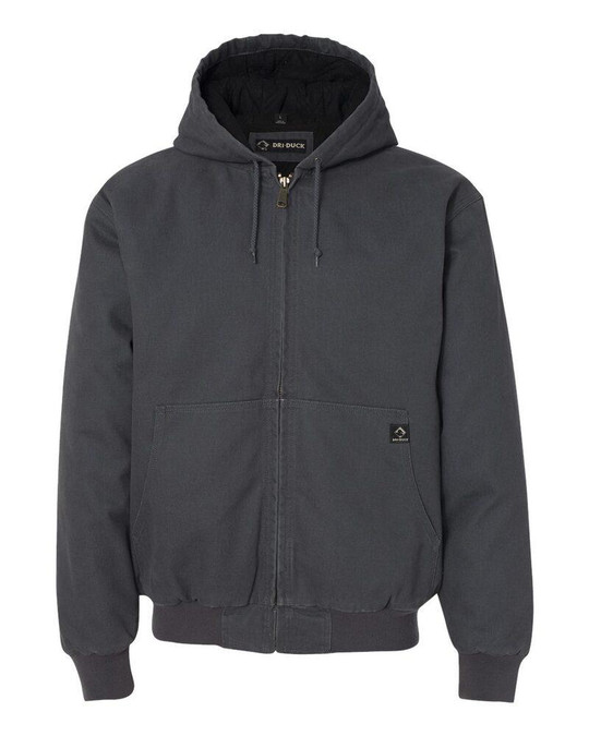 DRI DUCK 5020T - Hooded Cloth Jacket with Tricot Quilt Lining Tall Sizes