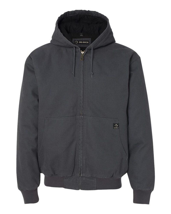 DRI DUCK 5020T - Hooded Cloth Jacket with Tricot Quilt Lining Tall Sizes