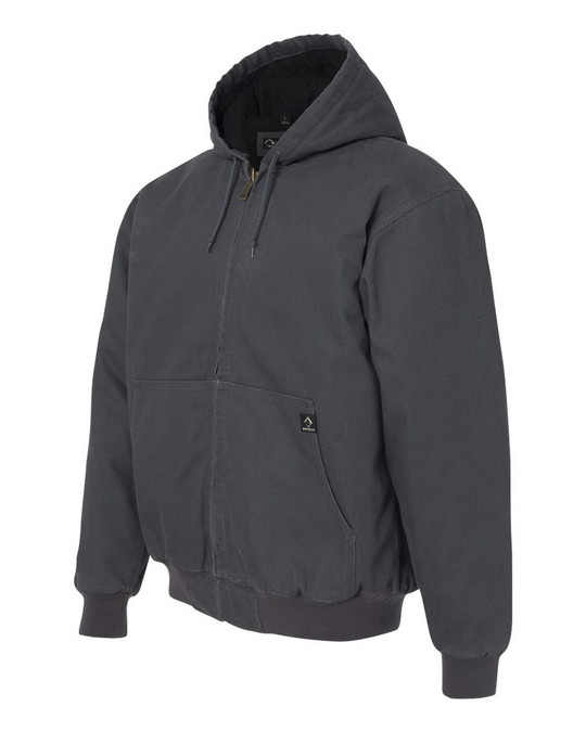 DRI DUCK 5020T - Hooded Cloth Jacket with Tricot Quilt Lining Tall Sizes