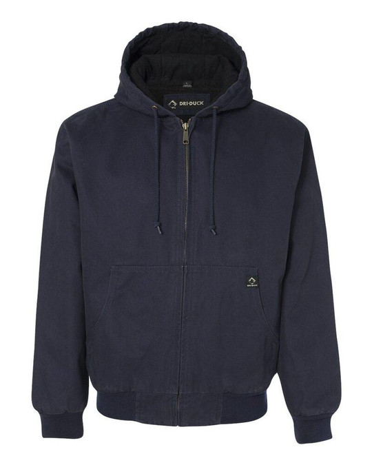 Dri Duck 5020T - Chaqueta de Tela con Capucha y Forro de Acolchado Tricot Tallas Grandes