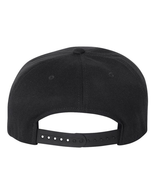 Flexfit 110F - Gorra Snapback de Visera Plana de Mezcla de Lana
