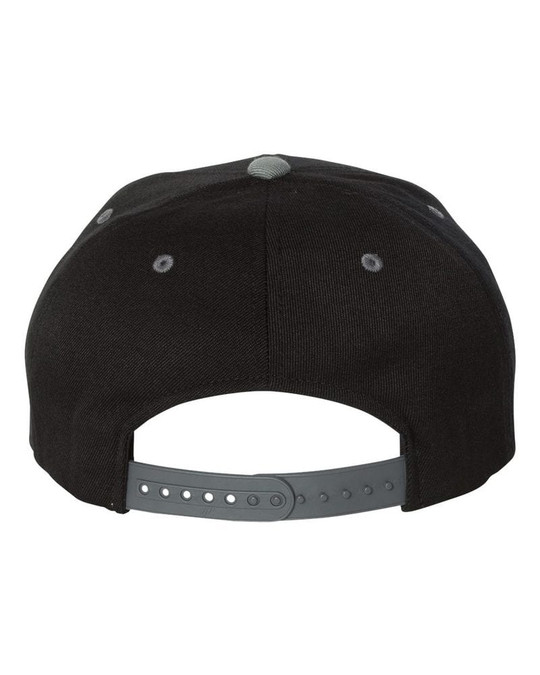 Flexfit 110F - Gorra Snapback de Visera Plana de Mezcla de Lana