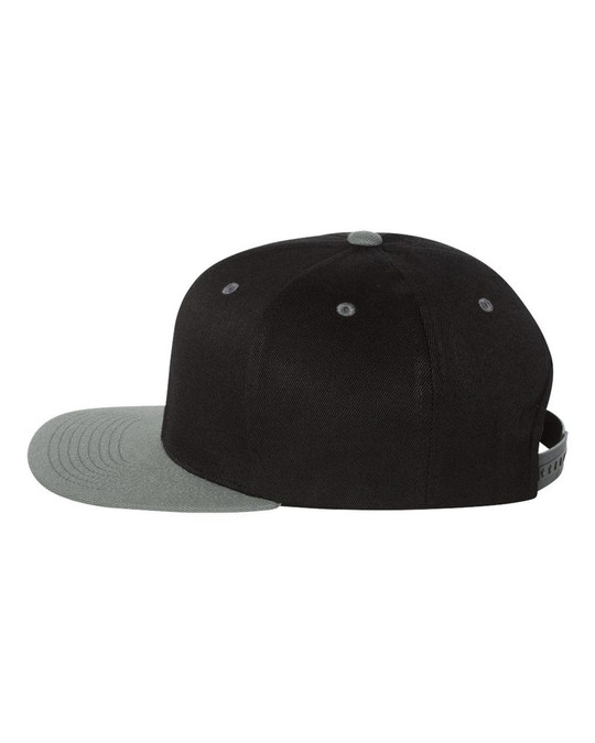Flexfit 110F - Gorra Snapback de Visera Plana de Mezcla de Lana