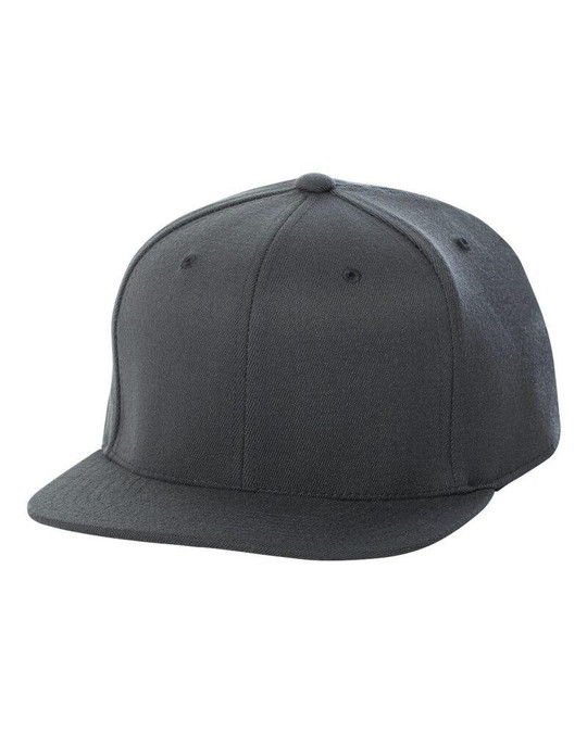 Flexfit 110F - Casquette Snapback à Visière Plate en Laine Mélangée