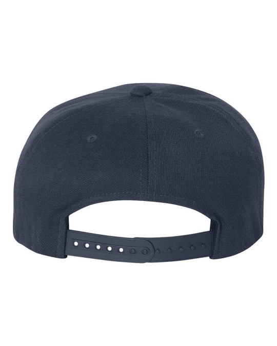Flexfit 110F - Casquette Snapback à Visière Plate en Laine Mélangée