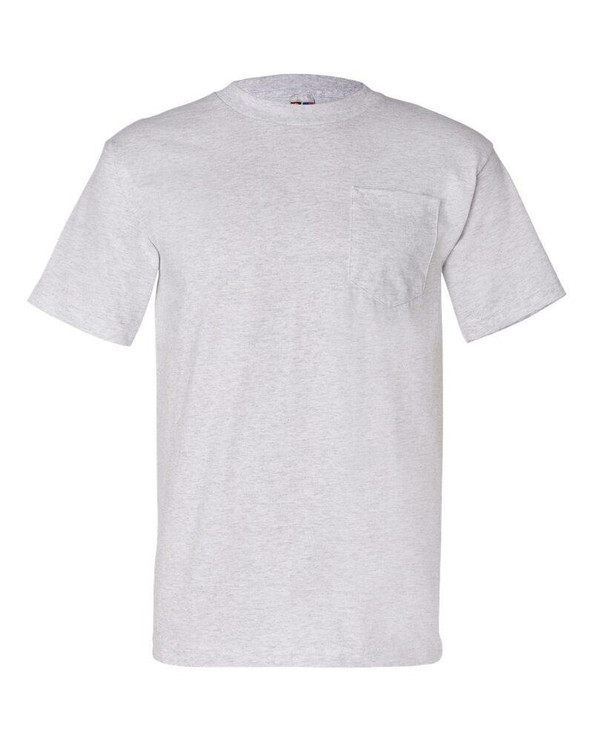 Bayside 7100 - USA-Made Short Sleeve T-Shirt with a Pocket