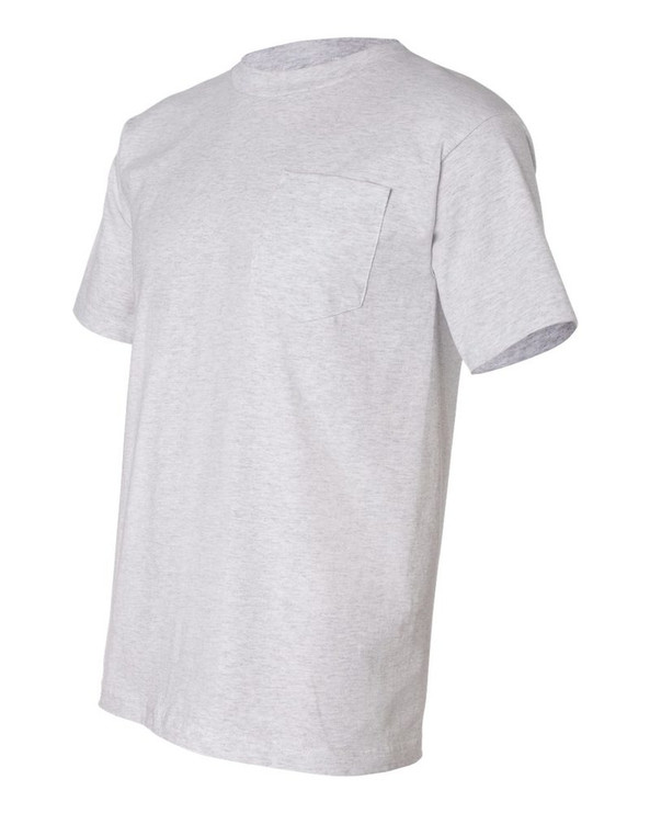 Bayside 7100 - USA-Made Short Sleeve T-Shirt with a Pocket