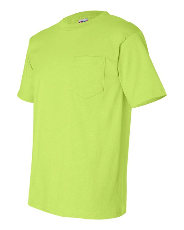 Bayside 7100 - USA-Made Short Sleeve T-Shirt with a Pocket