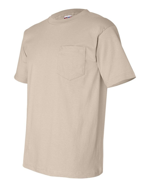Bayside 7100 - USA-Made Short Sleeve T-Shirt with a Pocket