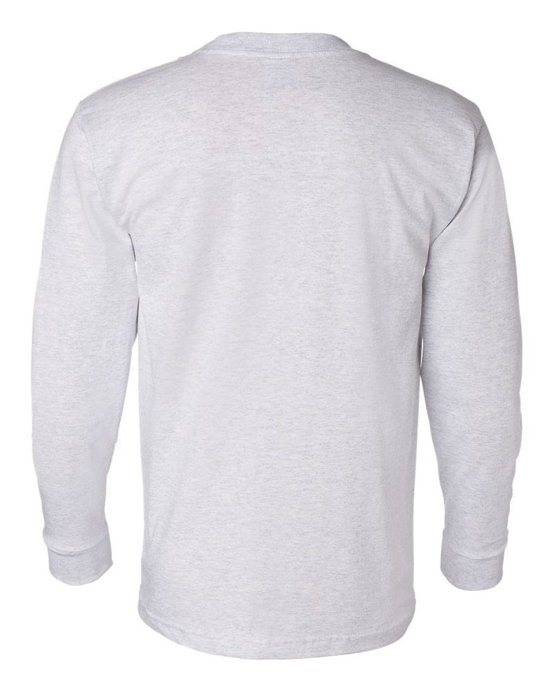 Bayside 8100 - USA-Made Long Sleeve T-Shirt with a Pocket