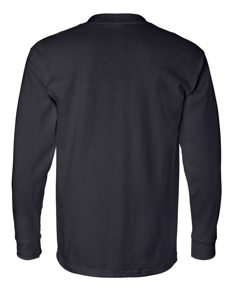 Bayside 8100 - USA-Made Long Sleeve T-Shirt with a Pocket