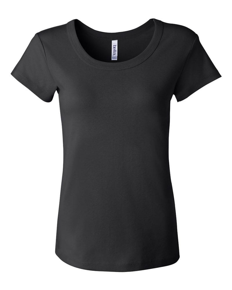 Bella+Canvas 1003 - Ladies' Baby Rib Short Sleeve Scoopneck T-Shirt