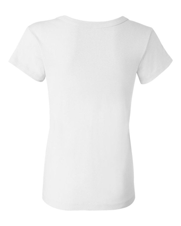 Bella+Canvas 1003 - Ladies' Baby Rib Short Sleeve Scoopneck T-Shirt