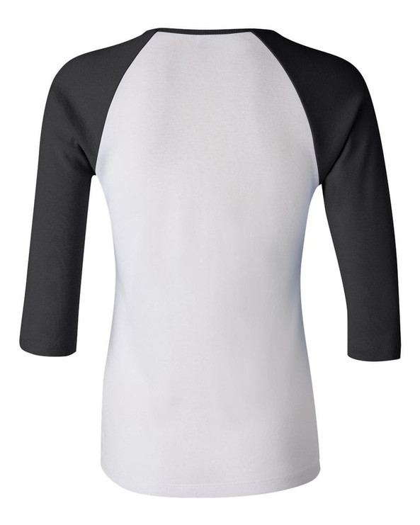 Bella+Canvas 2000 - Ladies' Baby Rib Three-Quarter Sleeve Raglan T-Shirt